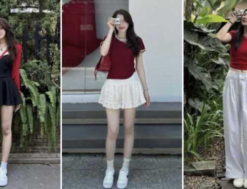 အနီရောင်ကြိုက်တဲ့ကောင်မလေးတွေအတွက် Simple ဖြစ်ပြီးချစ်ဖို့ကောင်းတဲ့ Outfit Idea များ